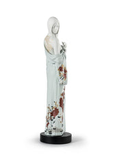 Beauty With Dragon Tattoo Woman Figurine